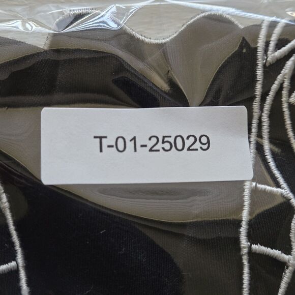 Ann Taylor Black Tunic Tank • White Floral Embroidery • Comfy Stretch • Size XL - Picture 9 of 9